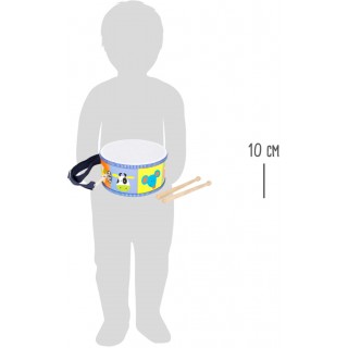Detské drevené hudobné nástroje bubon zvieratá