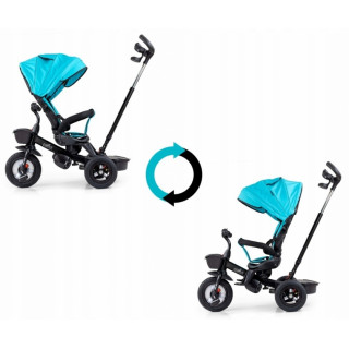 Luxusná Trojkolka Milly Mally Movi Black-Mint 5w1