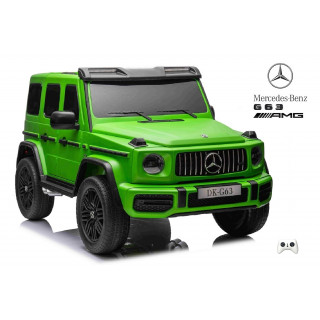 Mercedes G63 AMG 4x4 s 2,4G diaľkovým ovládaním, 4x200W, 2x24V/7Ah, zelená