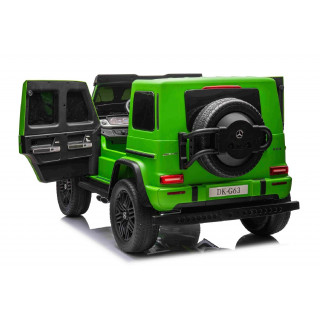 Mercedes G63 AMG 4x4 s 2,4G diaľkovým ovládaním, 4x200W, 2x24V/7Ah, zelená