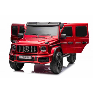 Mercedes G63 AMG 4x4 s 2,4G diaľkovým ovládaním, 4x200W, 2x24V/7Ah, vínová metalíza