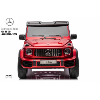 Mercedes G63 AMG 4x4 s 2,4G diaľkovým ovládaním, 4x200W, 2x24V/7Ah, vínová metalíza