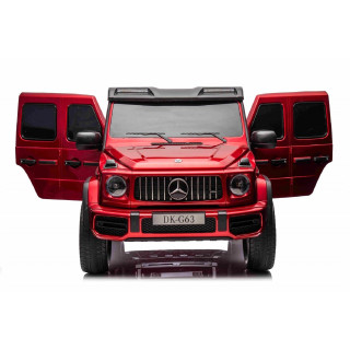 Mercedes G63 AMG 4x4 s 2,4G diaľkovým ovládaním, 4x200W, 2x24V/7Ah, vínová metalíza