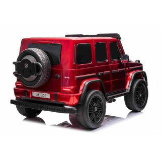 Mercedes G63 AMG 4x4 s 2,4G diaľkovým ovládaním, 4x200W, 2x24V/7Ah, vínová metalíza